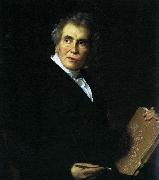 Jerome-Martin Langlois Portrait of Jacques-Louis David Sweden oil painting artist